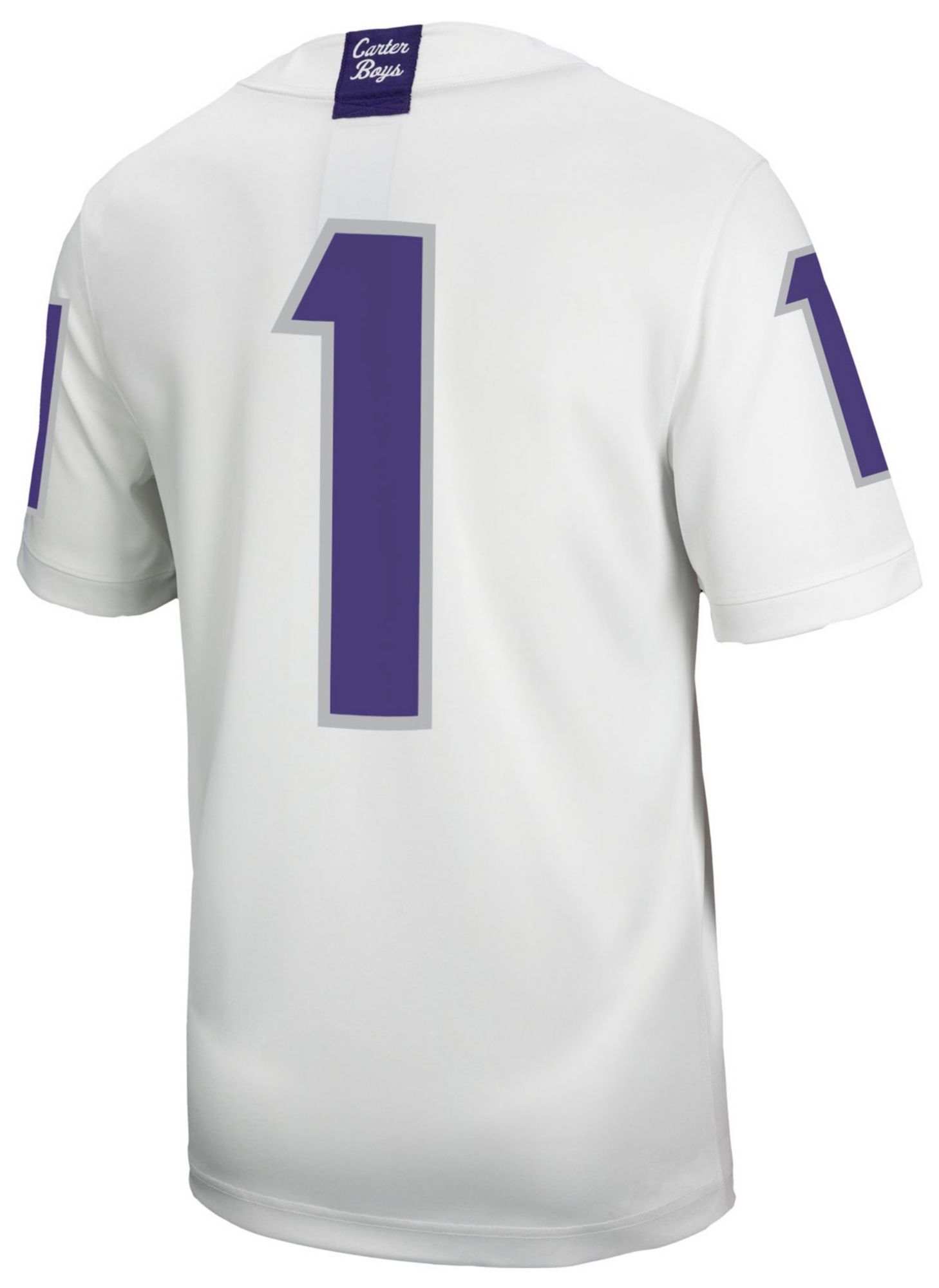 Nike Men's TCU Horned Frogs #1 White Replica Football Jersey product image