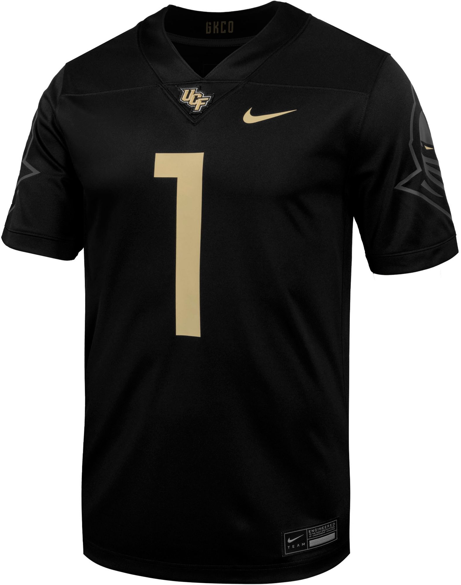 Nike Men's UCF Knights #1 Black Replica Home Football Jersey product image
