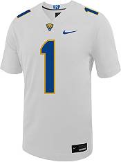 Nike Men's Pitt Panthers Larry Fitzgerald #1 Blue Untouchable Game Football  Jersey