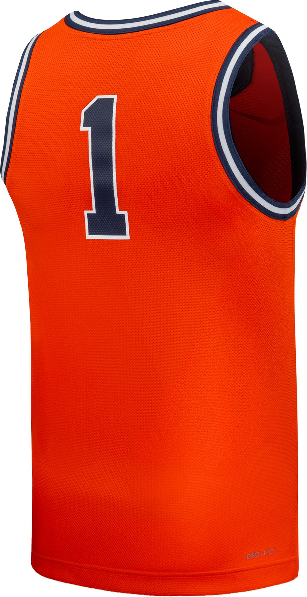 Nike Men's Illinois Fighting Illini Orange Replica Throwback Basketball Jersey product image