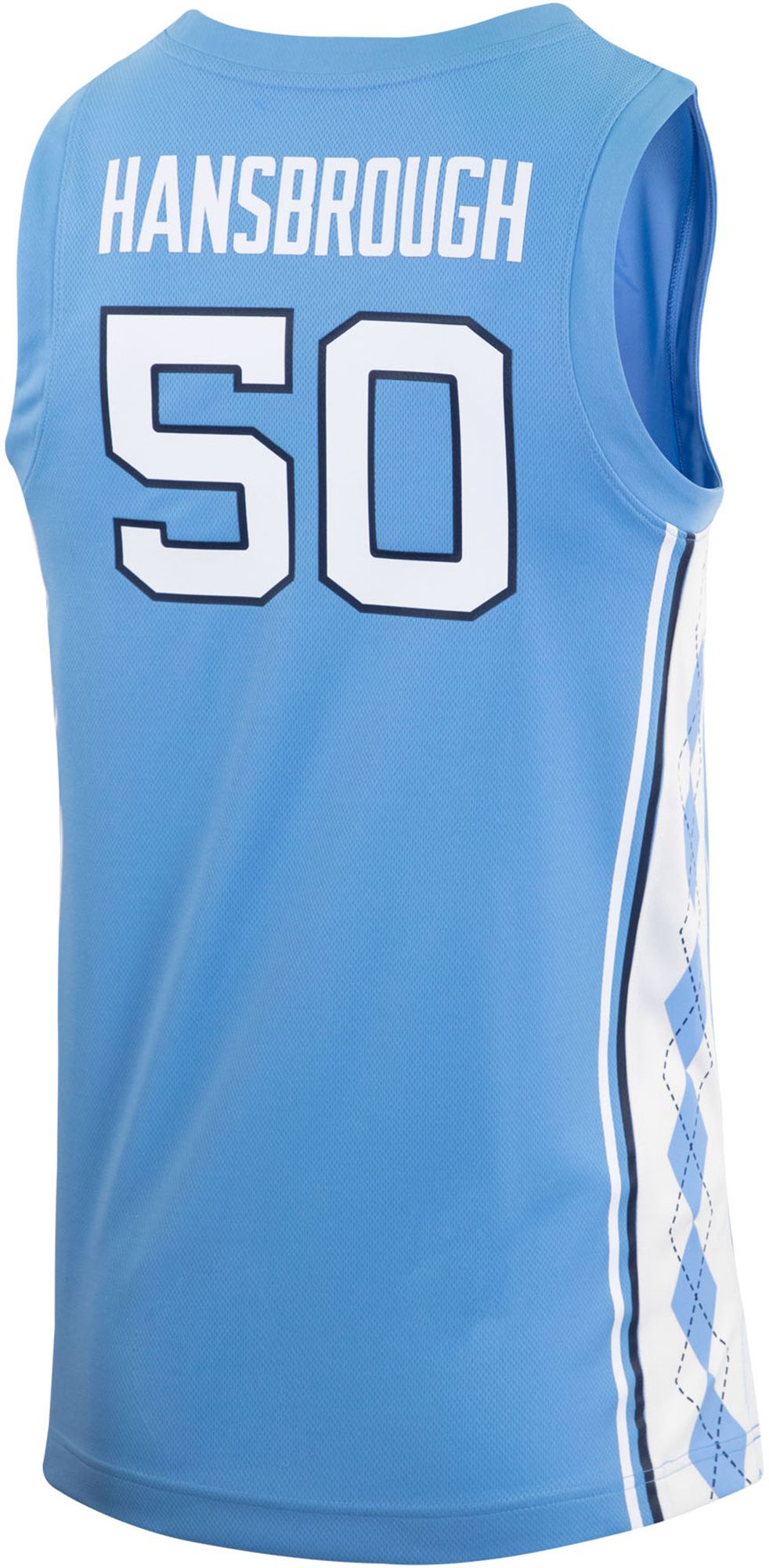 Jordan Men's North Carolina Tar Heels #50 Blue Tyler Hansbrough Replica Basketball Jersey