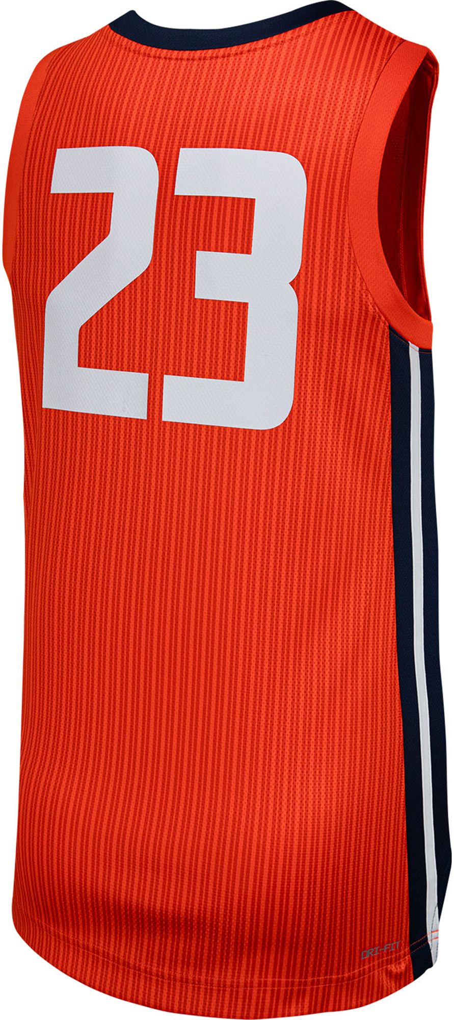 Nike Men's Illinois Fighting Illini #23 Orange Replica Basketball Jersey product image