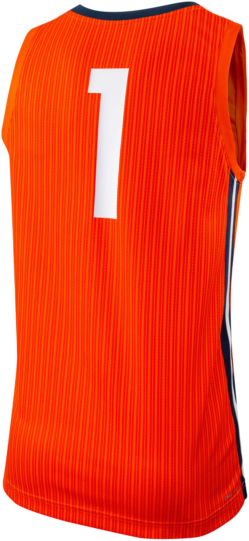 Nike Men's Illinois Fighting Illini #1 Orange Replica Basketball Jersey product image