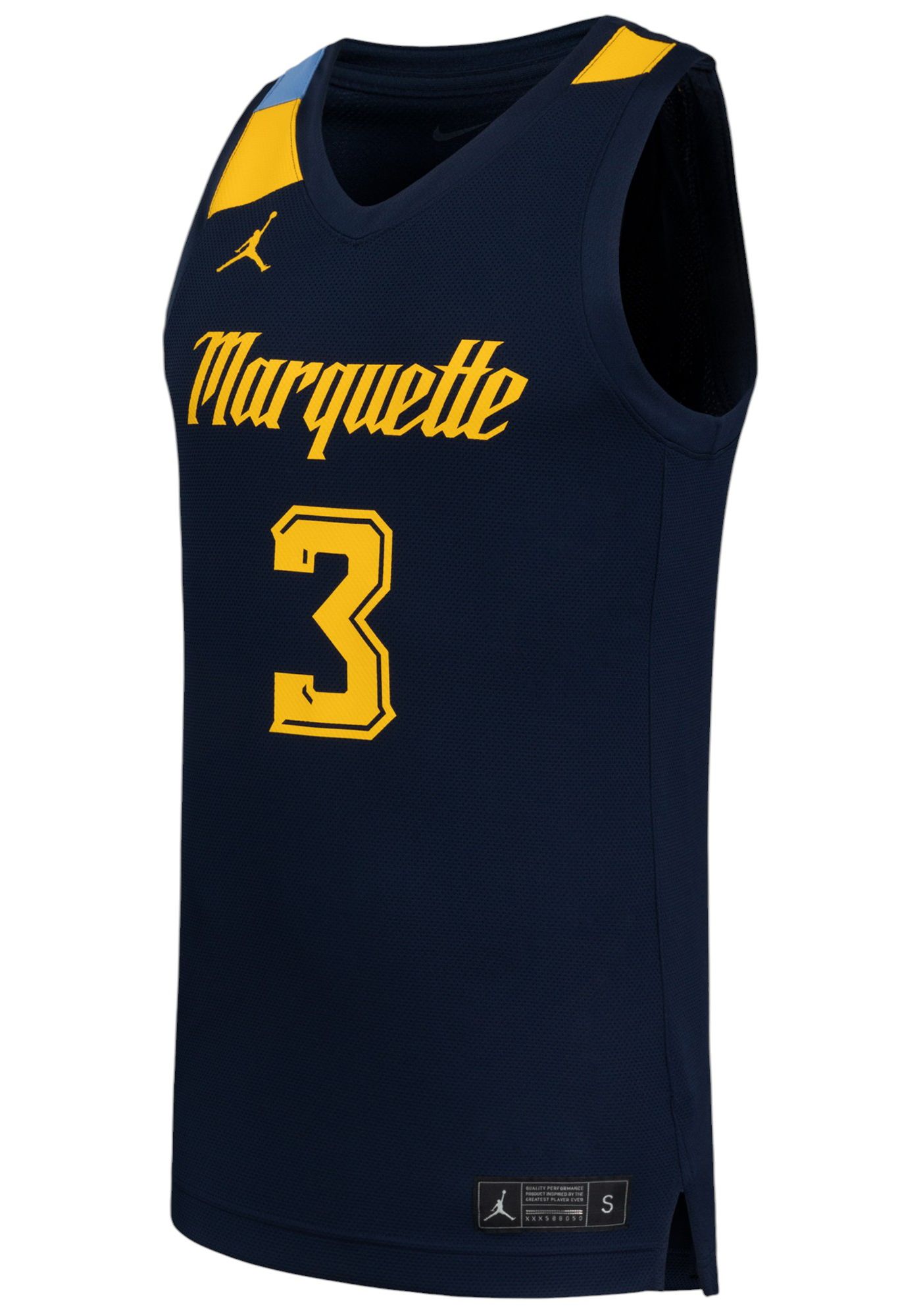 Marquette Golden Eagles Jordan brand popular men’s NCAA jersey L