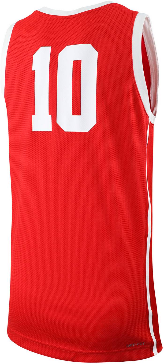 Jordan Men's Houston Cougars #10 Red Replica Basketball Jersey