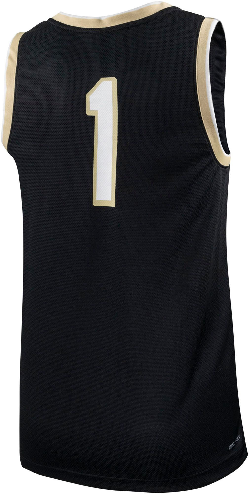 Nike Men's Wake Forest Demon Deacons #0 Black Replica Basketball Jersey product image