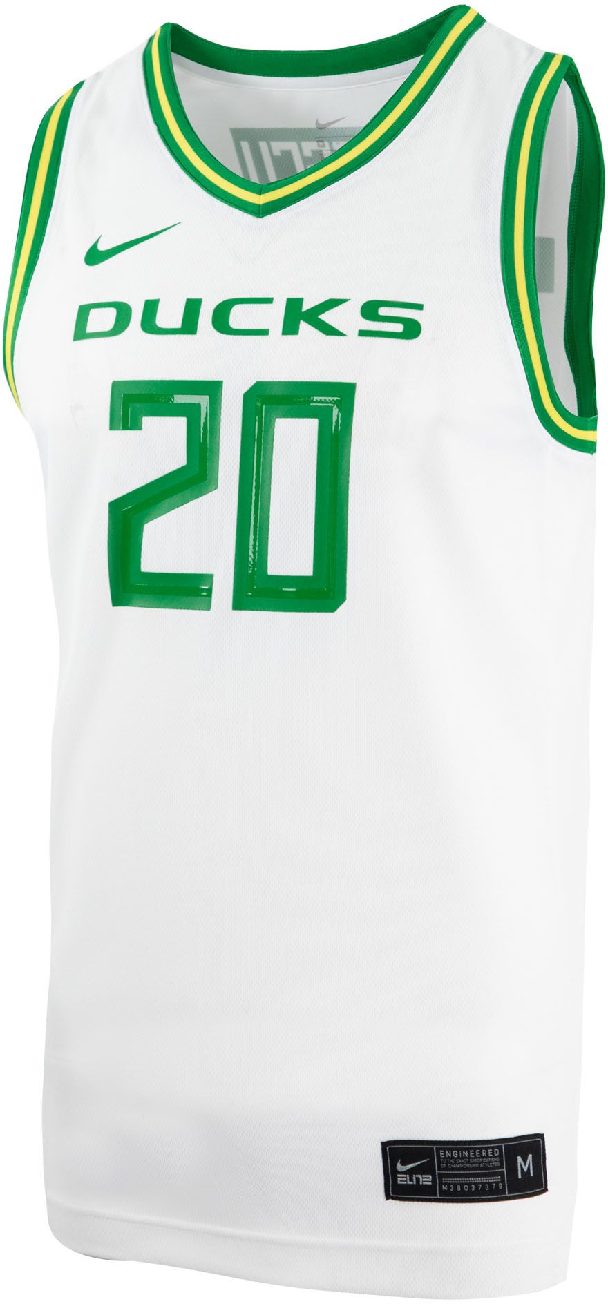 Nike Women's Oregon Ducks Sabrina Ionescu #20 White Replica Basketball Jersey product image