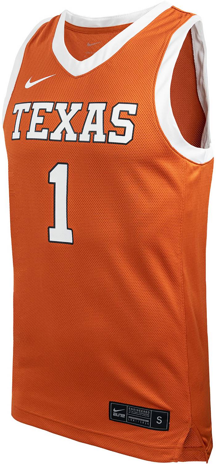 Texas Longhorns #35 Orange Basketball Jersey in 2023