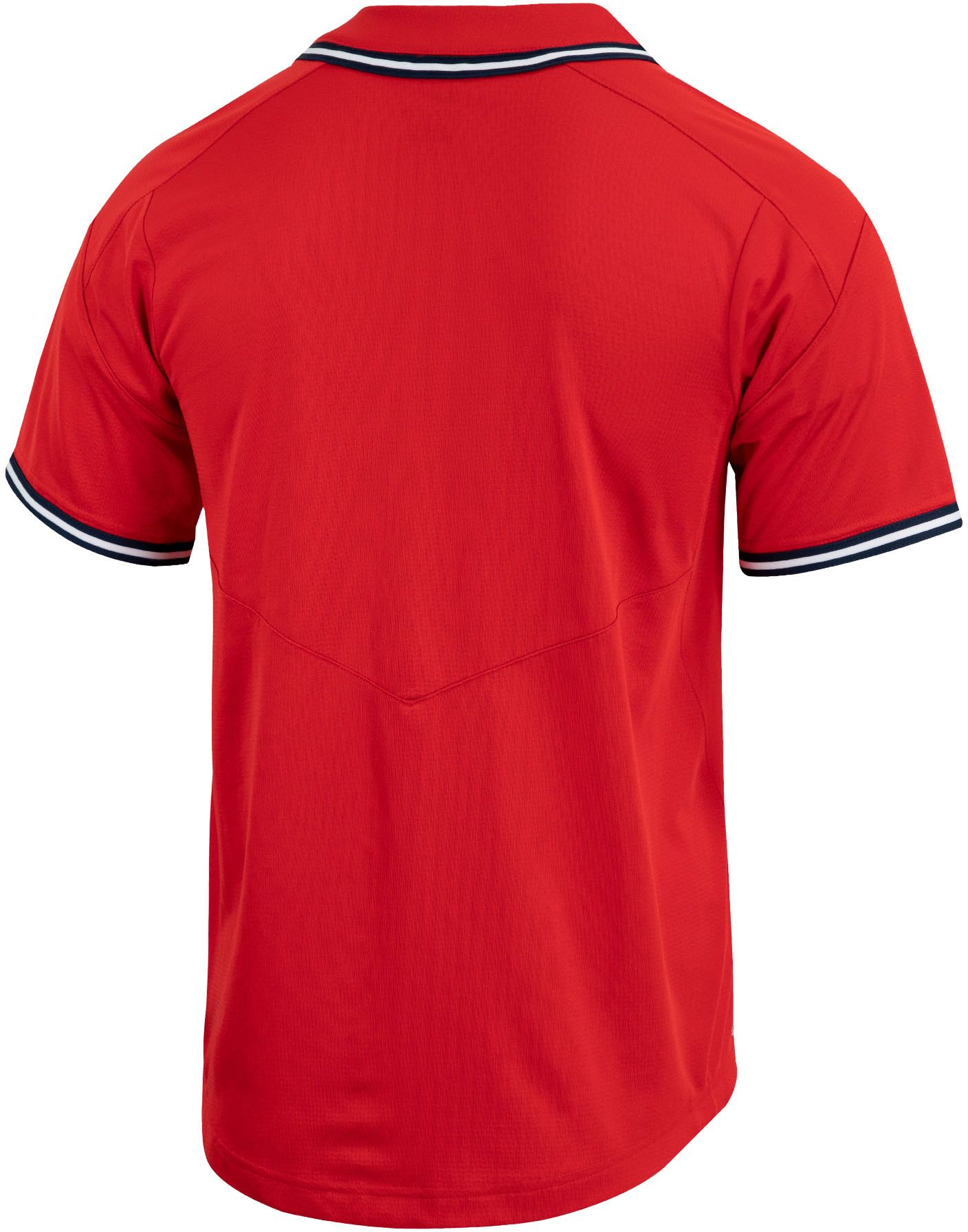 Nike Men's Ole Miss Rebels Red Full Button Replica Baseball Jersey product image