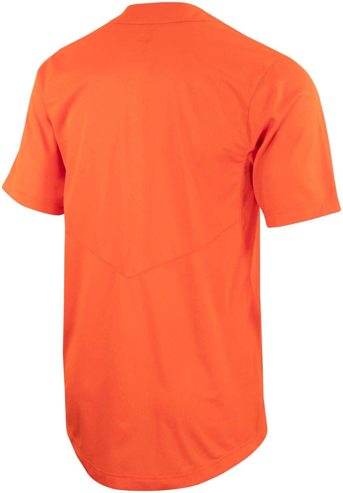 Nike Men's Illinois Fighting Illini Orange Full Button Replica Baseball Jersey