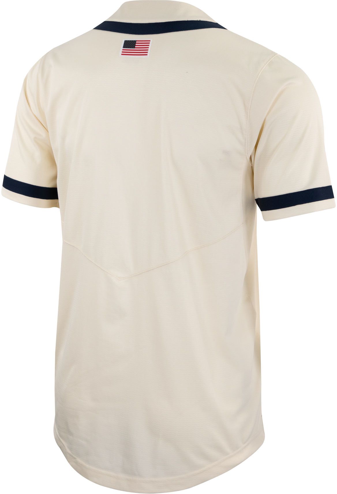 Nike Men's Michigan Wolverines Cream Full Button Replica Baseball Jersey product image