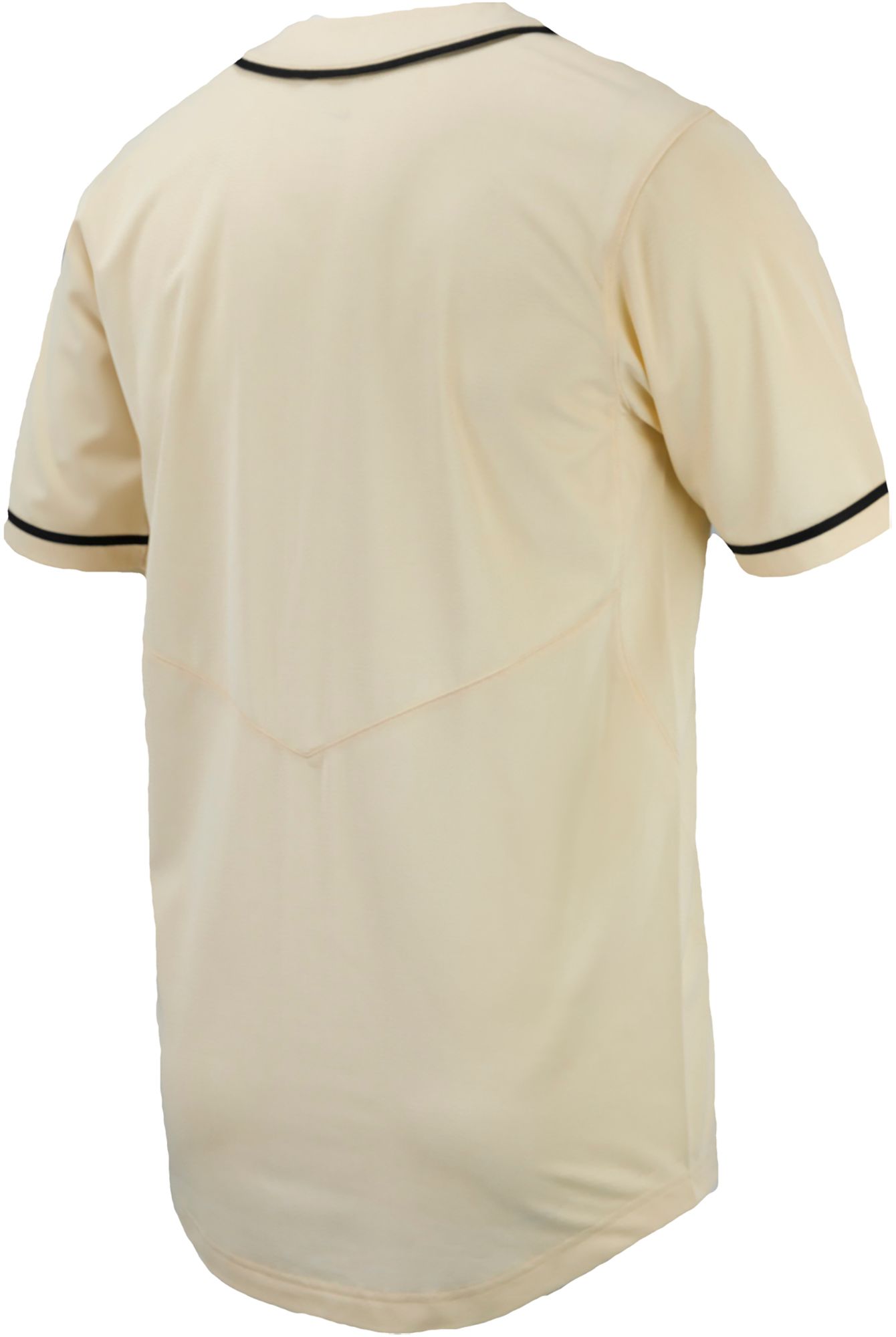 Nike Men's Vanderbilt Commodores Natural Full Button Replica Baseball Jersey product image