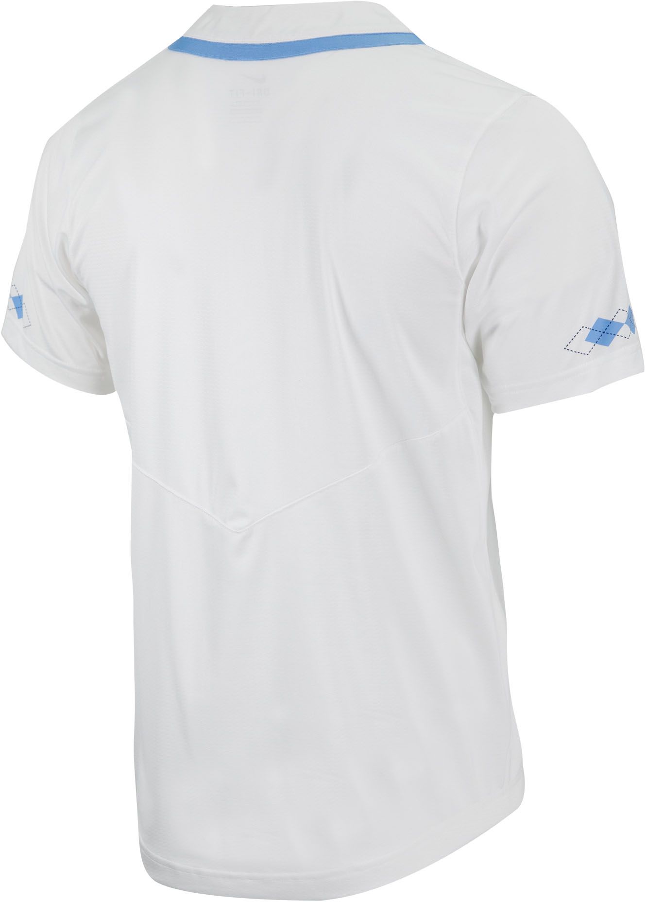 Nike Men's North Carolina Tar Heels Dri-FIT Replica Baseball White Jersey product image