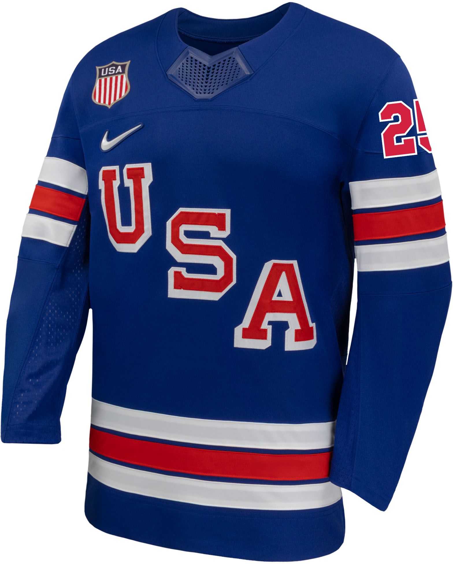 Nike Adult Team USA Blue Alex Carpenter #25 Replica Jersey product image