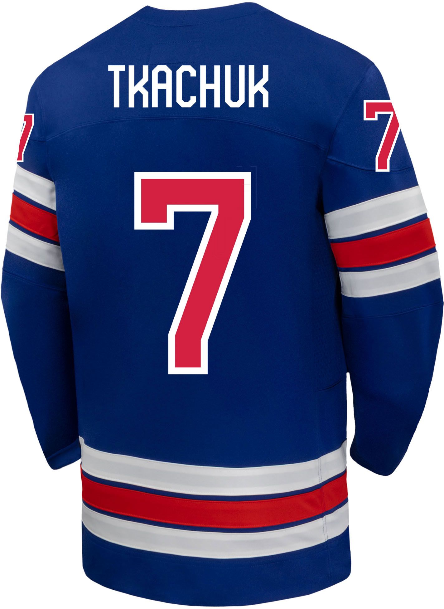 Nike Adult Team USA Brady Tkachuk #7 Replica Blue Jersey product image