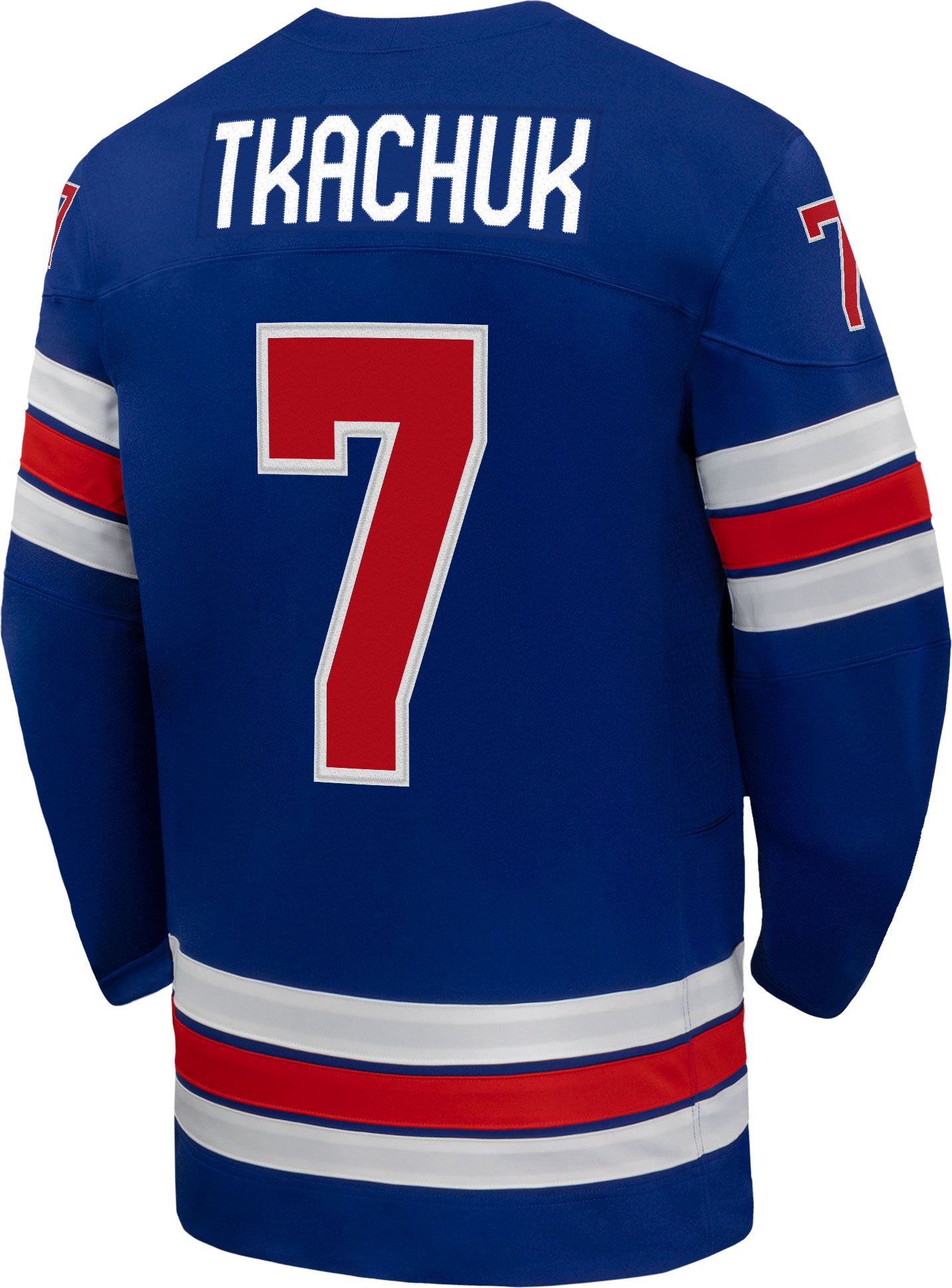 Nike Adult Team USA Brady Tkachuk #7 Replica Blue Jersey product image