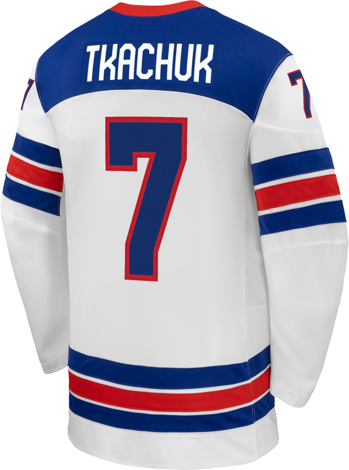 Nike Adult Team USA Brady Tkachuk #7 Replica White Jersey product image