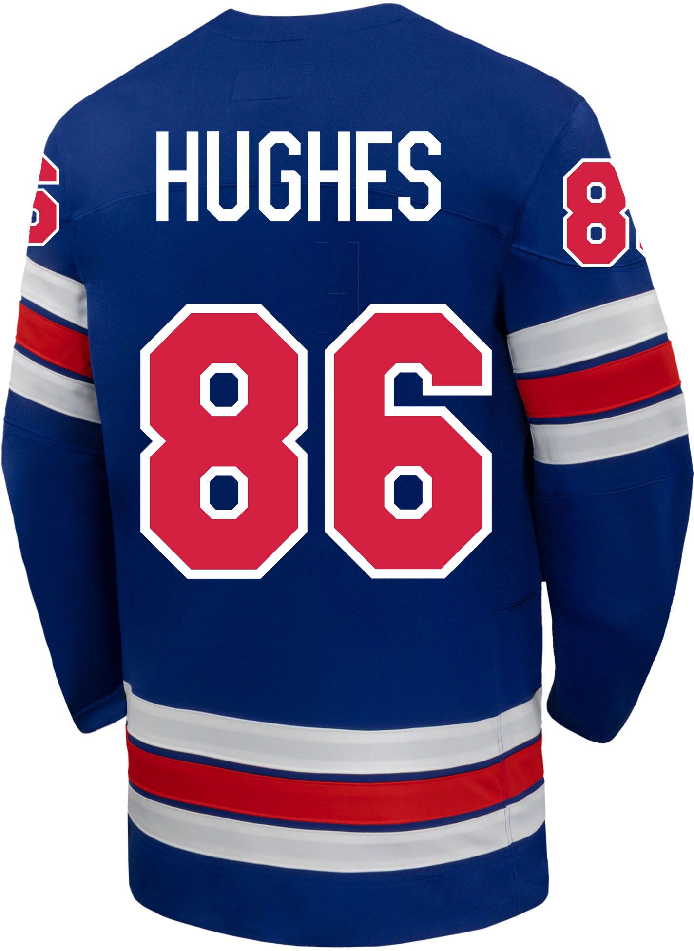 Nike Adult Team USA Jack Hughes #86 Replica Blue Jersey product image