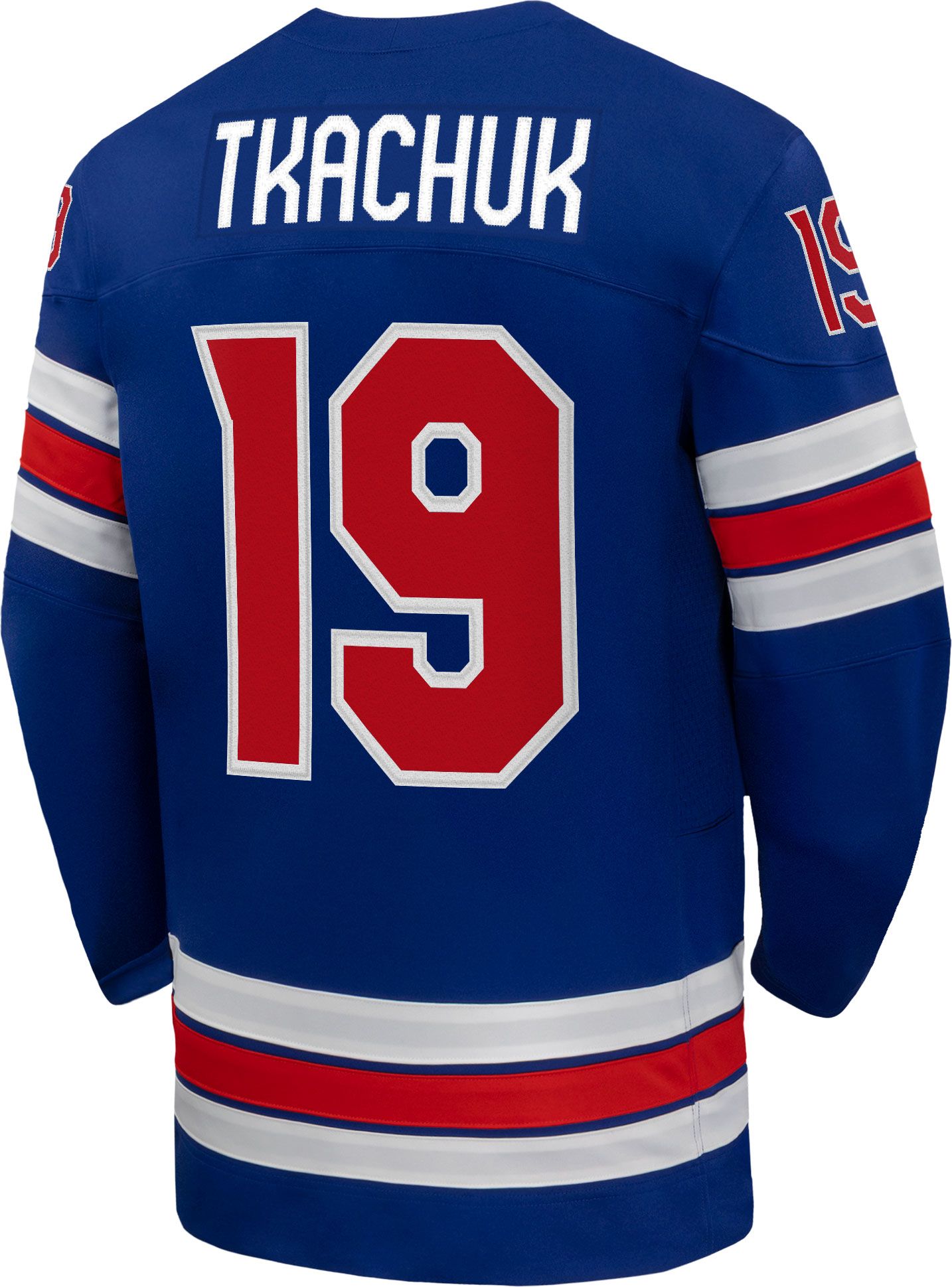 Nike Adult Team USA Matthew Tkachuk #19 Replica Blue Jersey product image