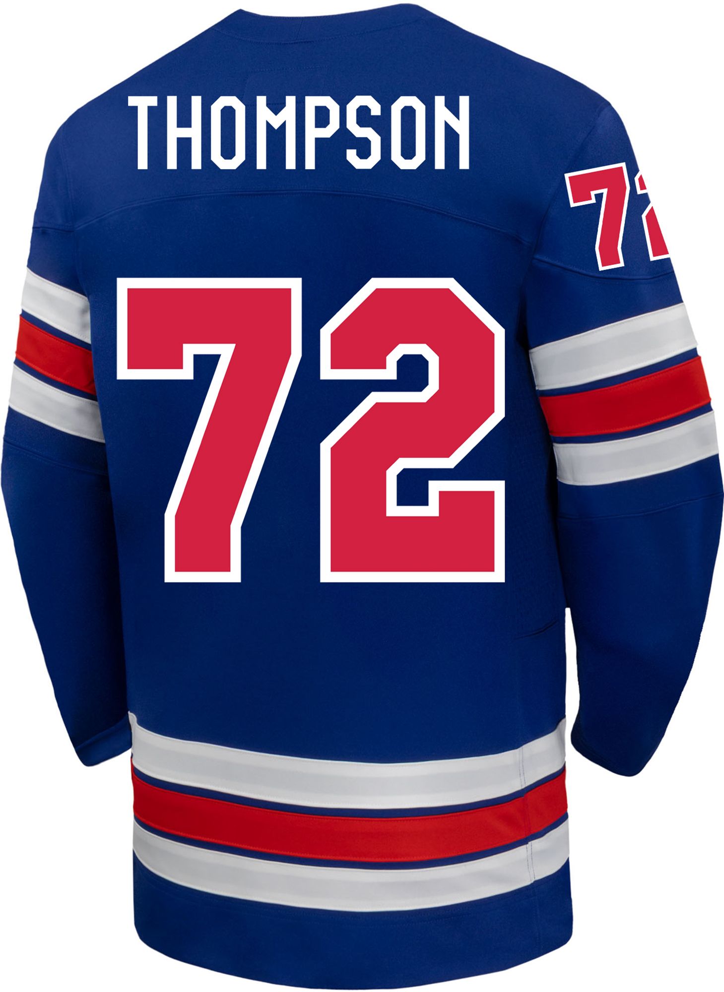 Nike Adult Team USA Blue Tage Thompson #72 Replica Jersey product image