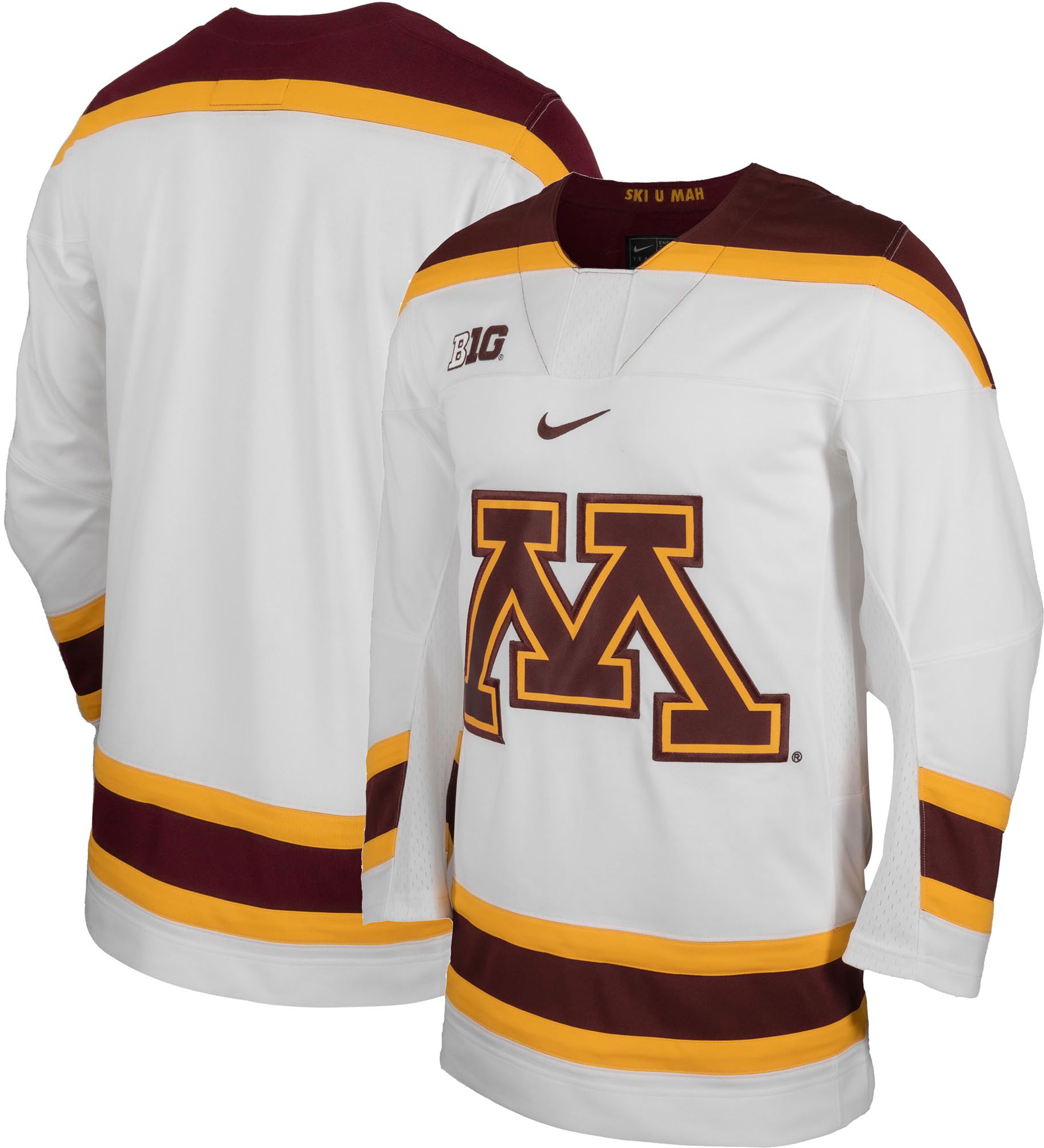 Nike Men's Minnesota Golden Gophers White Replica Hockey Jersey product image