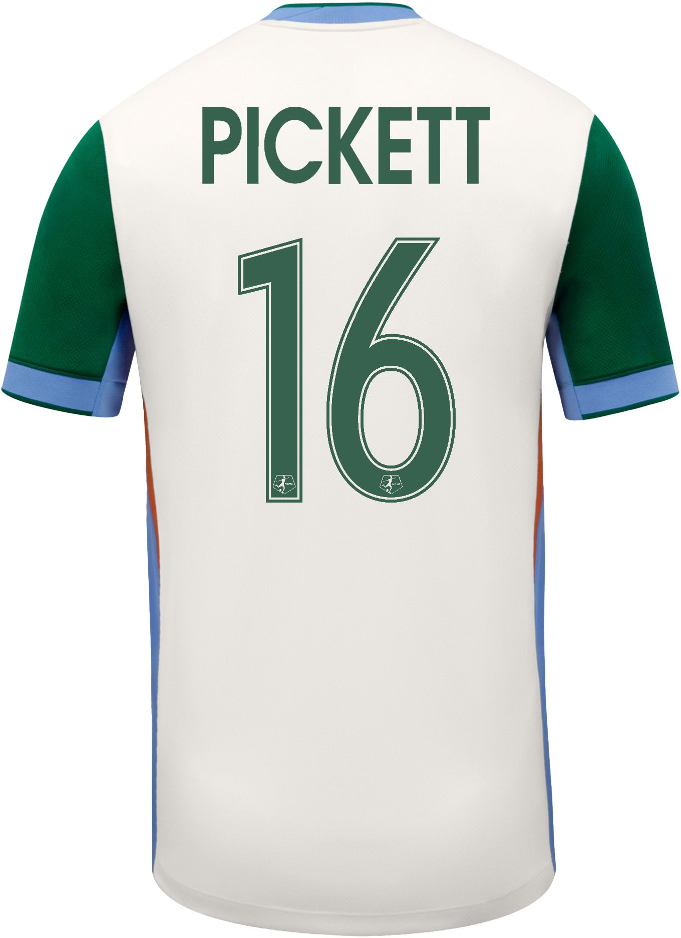 Nike Adult Denver Summit FC Carson Pickett #16 Off-White 2026 Home Swingman Jersey product image