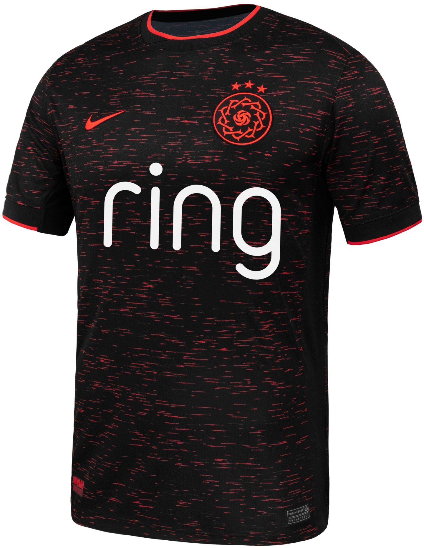 Nike Adult Portland Thorns Sophia Wilson #9 Black 2026 Away Swingman Jersey product image