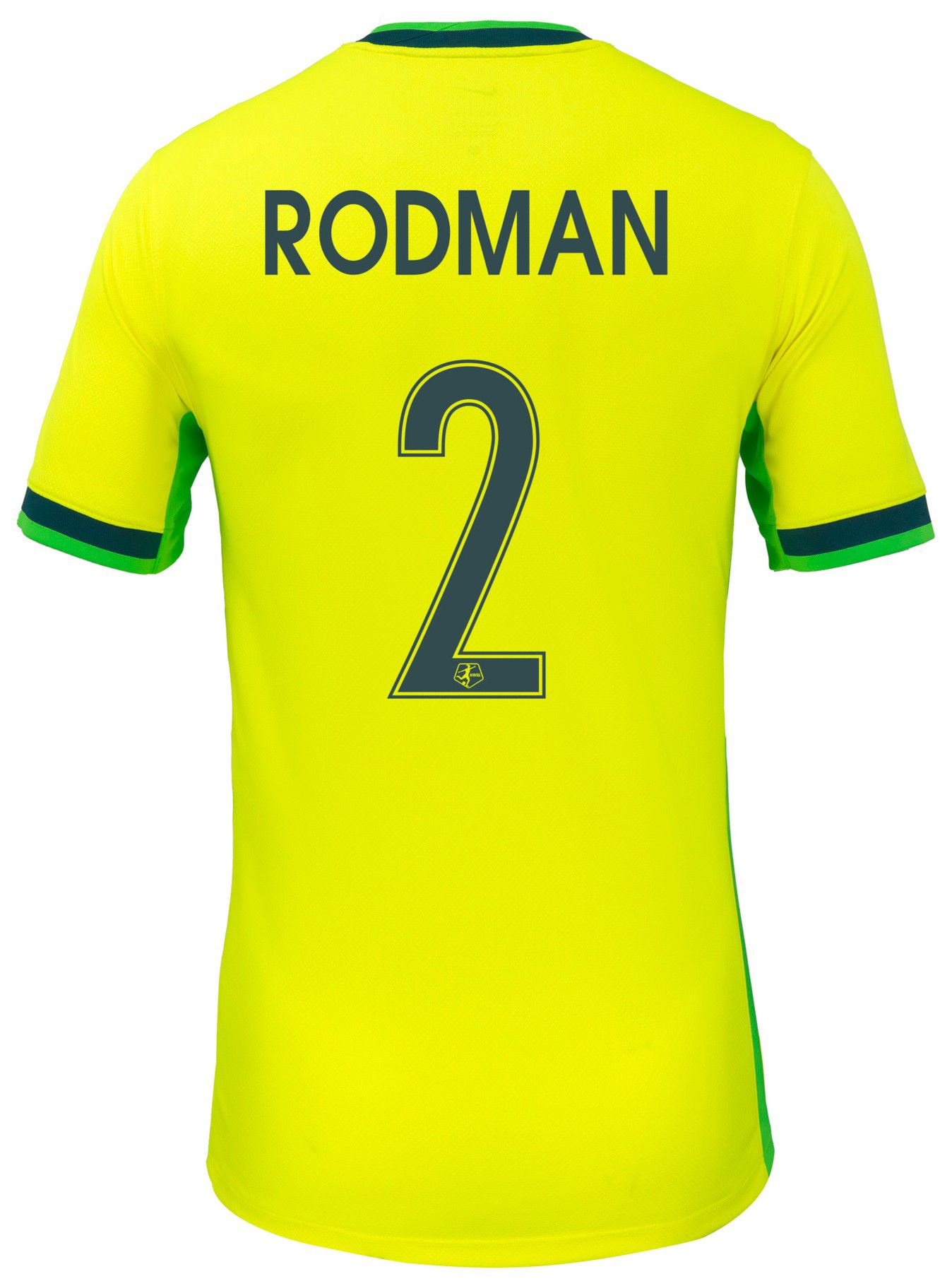 Nike Men's Washington Spirit Trinity Rodman #2 Yellow Away Replica Jersey product image