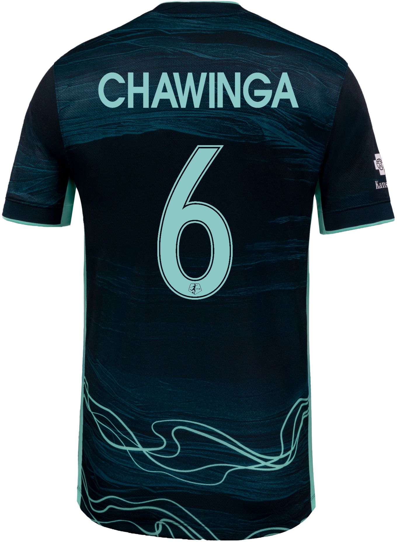Nike Adult Kansas City Current Temwa Chawinga #6 Charcoal 2026 Third Swingman Jersey product image