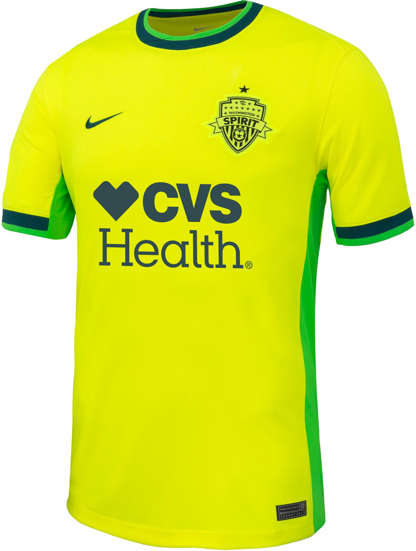 Nike Adult Washington Spirit Trinity Rodman #2 Yellow 2026 Away Swingman Jersey product image