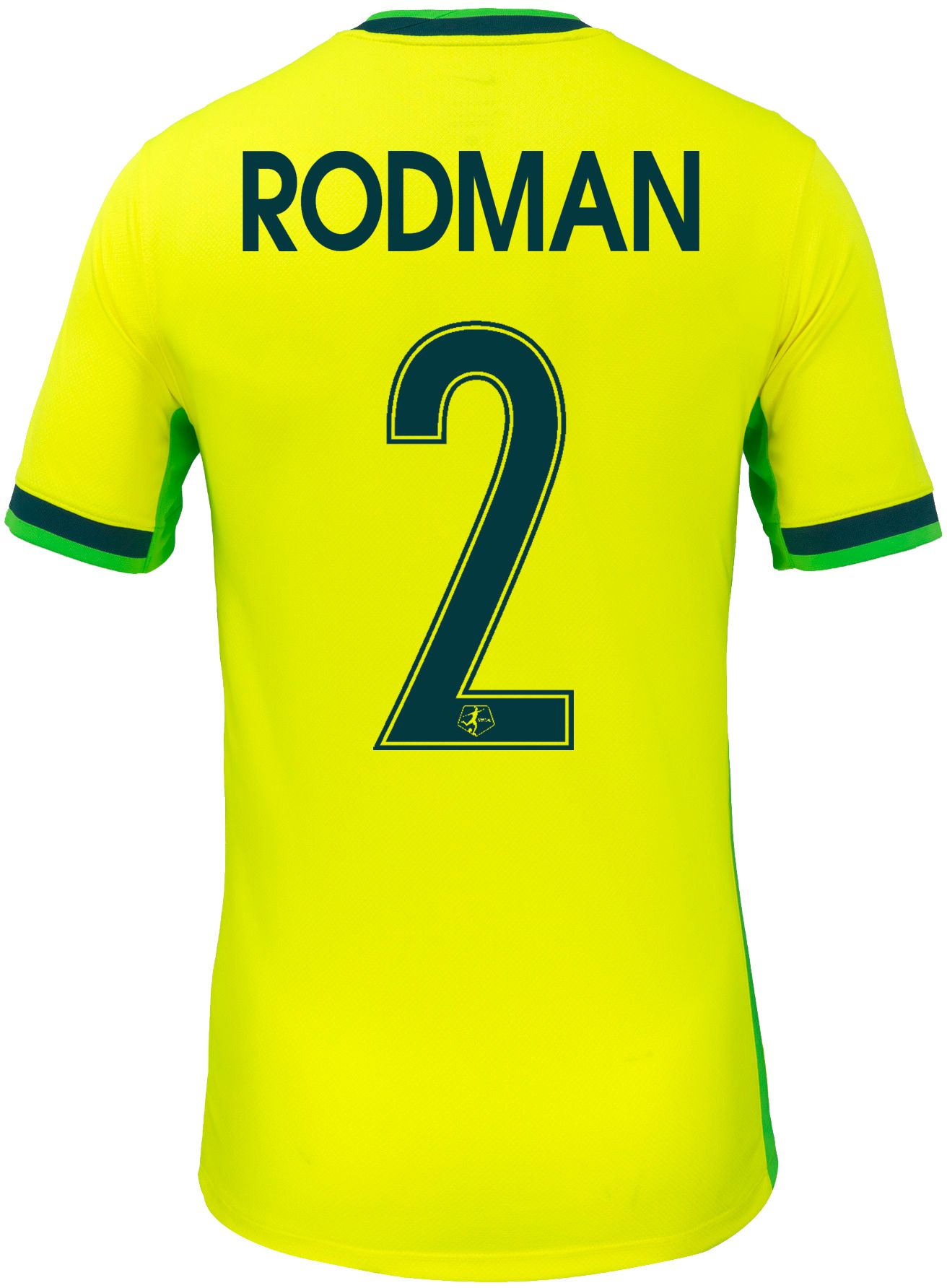 Nike Adult Washington Spirit Trinity Rodman #2 Yellow 2026 Away Swingman Jersey product image