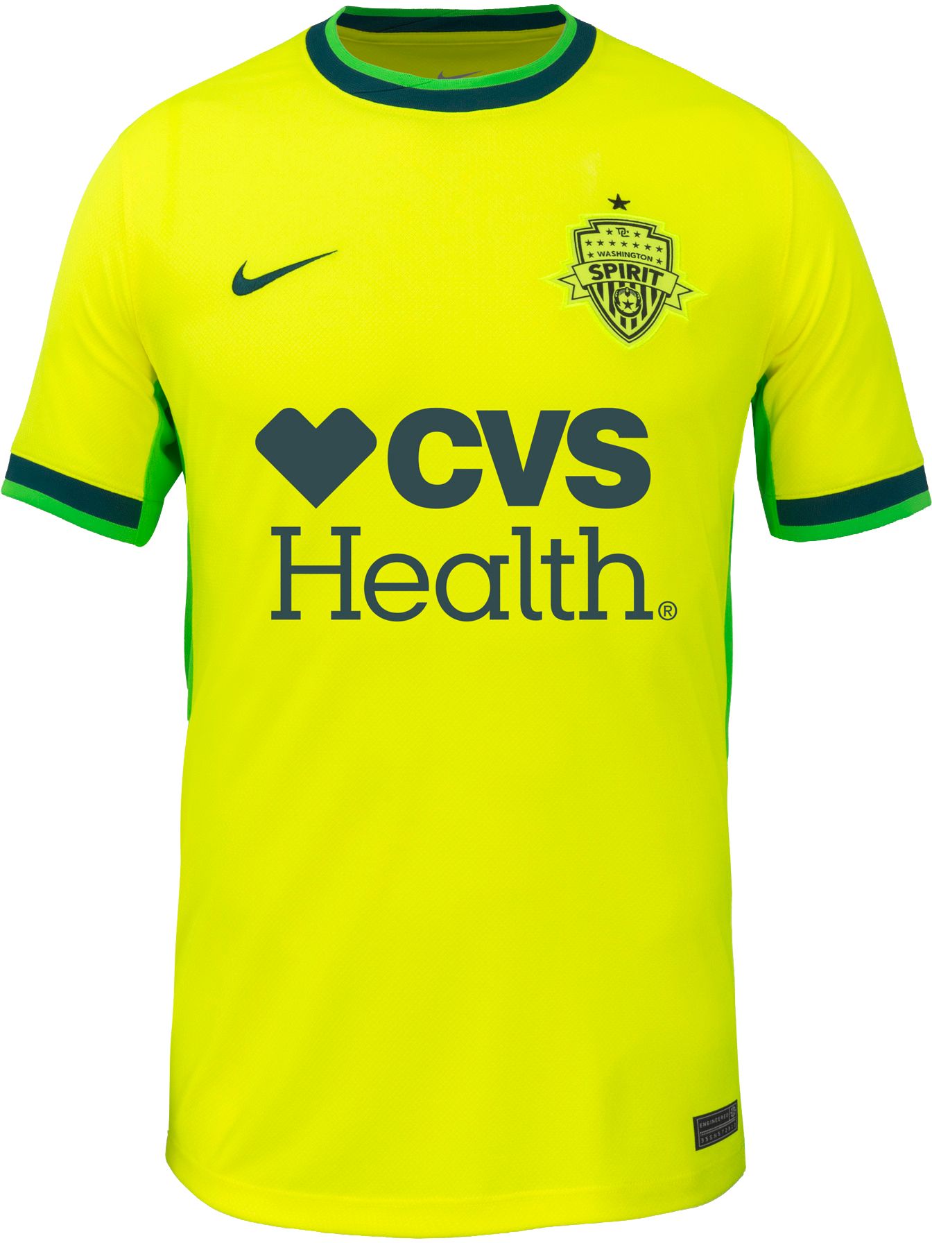 Nike Adult Washington Spirit Trinity Rodman #2 Yellow 2026 Away Swingman Jersey product image