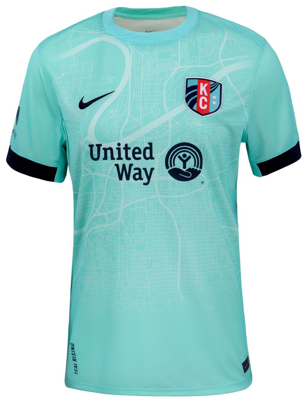 Nike Women's Kansas City Current Temwa Chawinga #6 Light Blue Away Replica Jersey product image