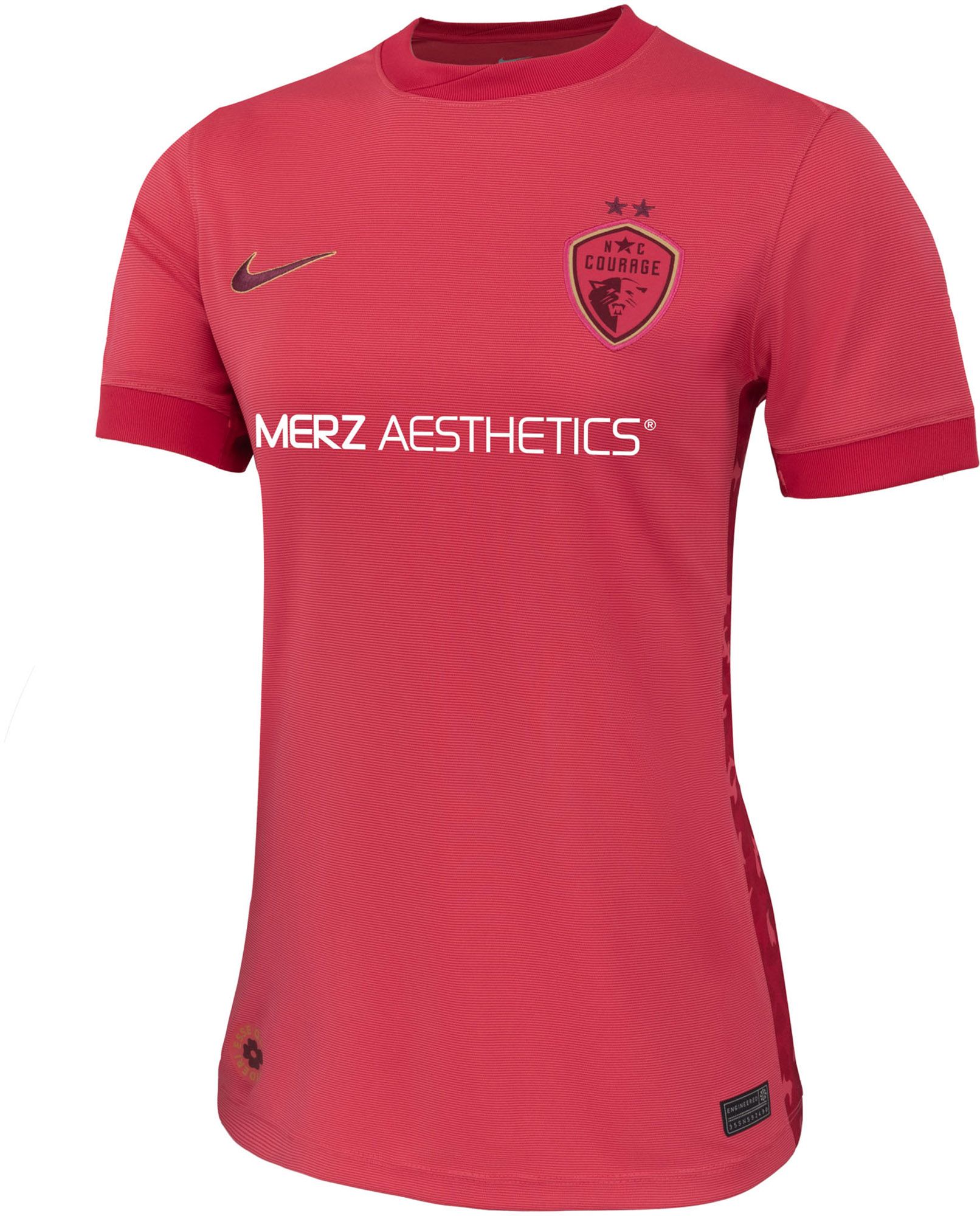 Nike Women's 2025 North Carolina Courage Jaedyn Shaw #19 Red Away Replica Jersey product image