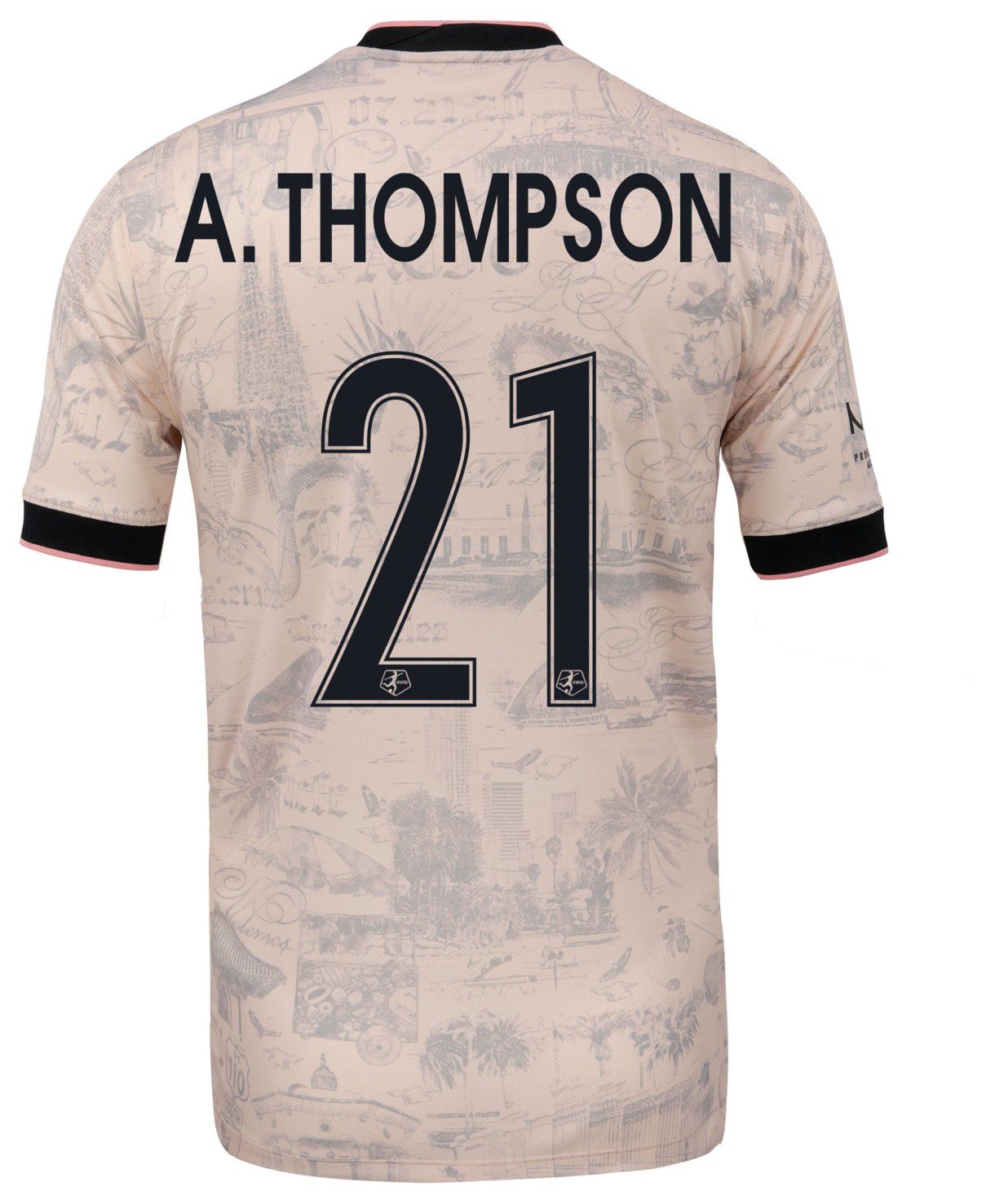 Nike Men's Angel City FC Alyssa Thompson #21 Red Away Replica Jersey product image