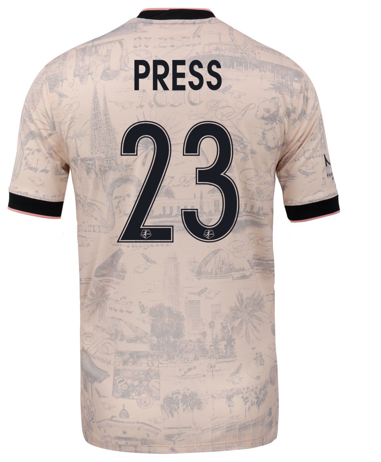 Nike Men's Angel City FC Christen Press #23 Red Away Replica Jersey product image