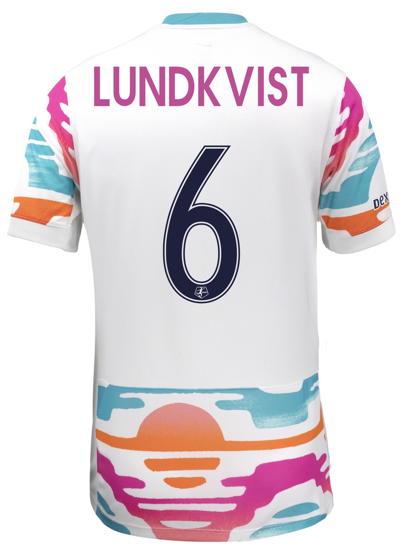 Nike Men's San Diego Wave Hanna Lundkvist #6 White Home Replica Jersey product image
