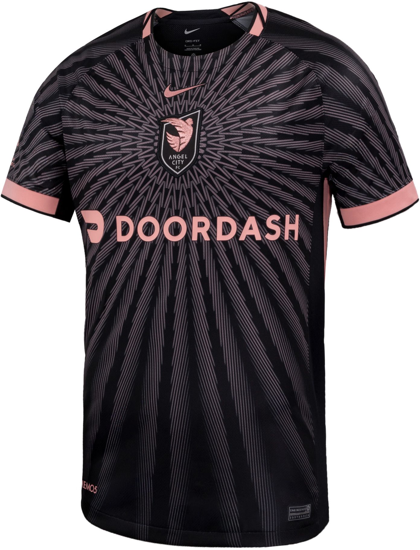 Nike Adult Angel City FC 2026 Riley Tiernan #33 Black Replica Away Jersey product image