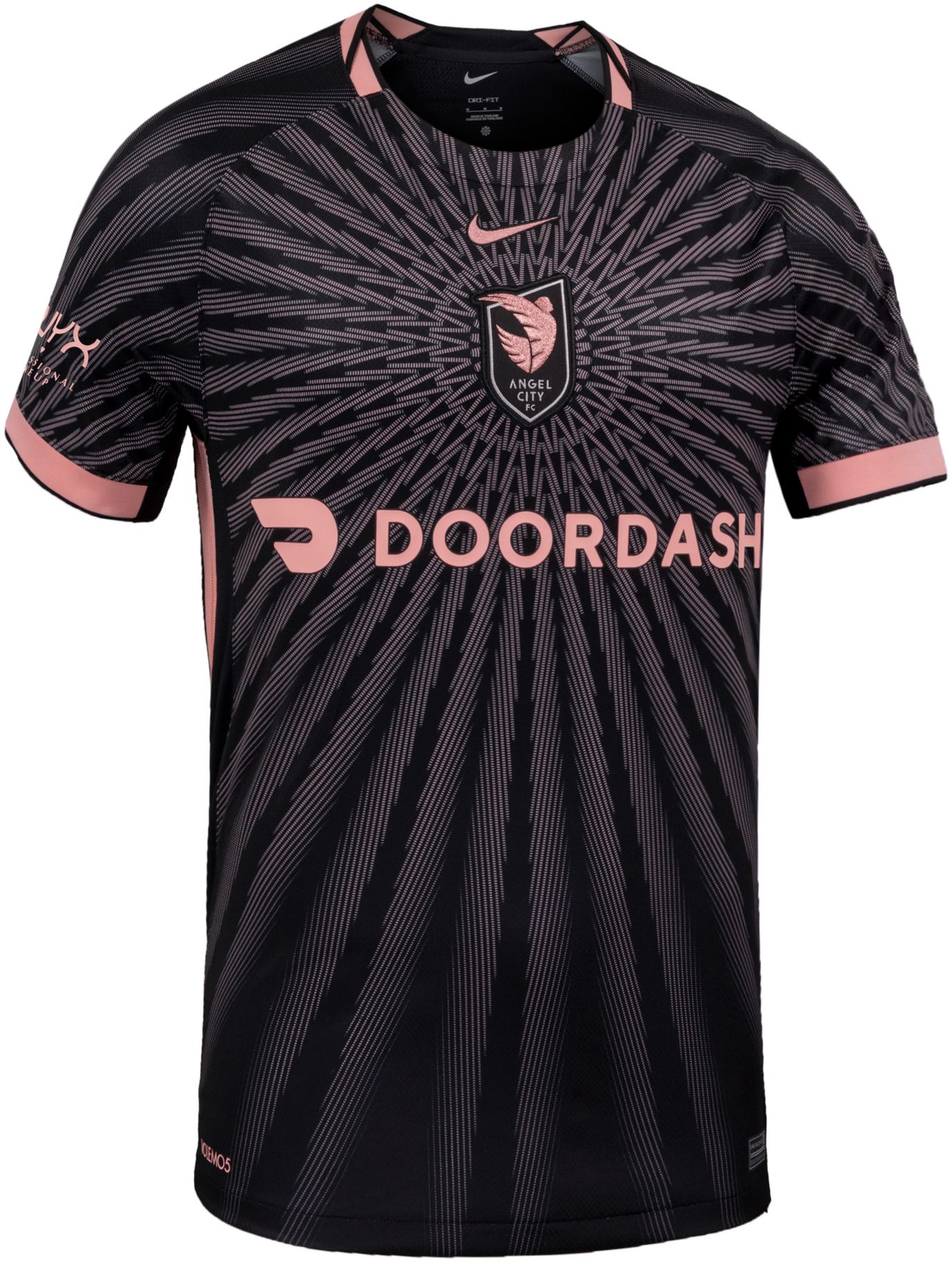 Nike Adult Angel City FC 2026 Riley Tiernan #33 Black Replica Away Jersey product image