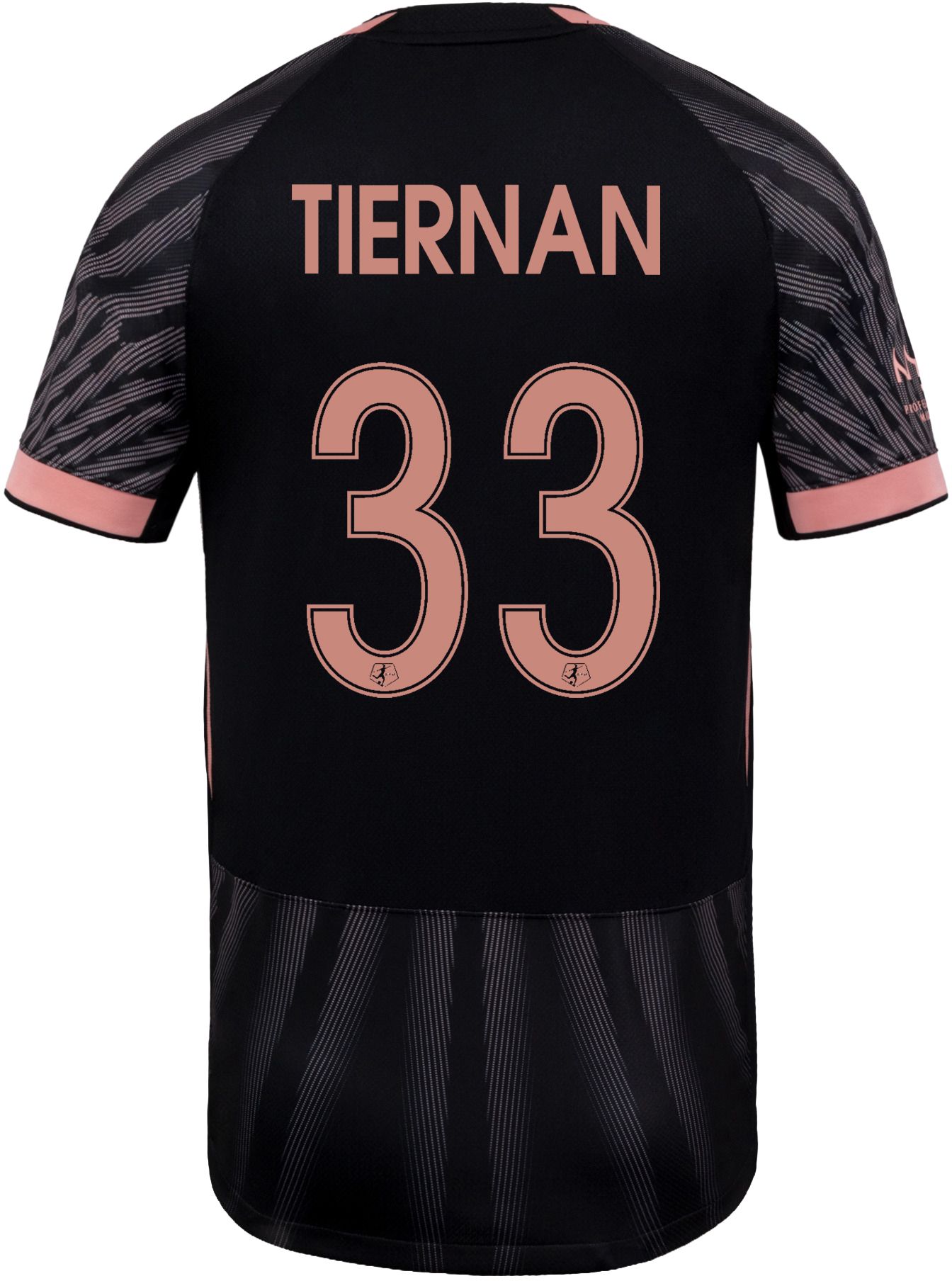 Nike Adult Angel City FC 2026 Riley Tiernan #33 Black Replica Away Jersey product image