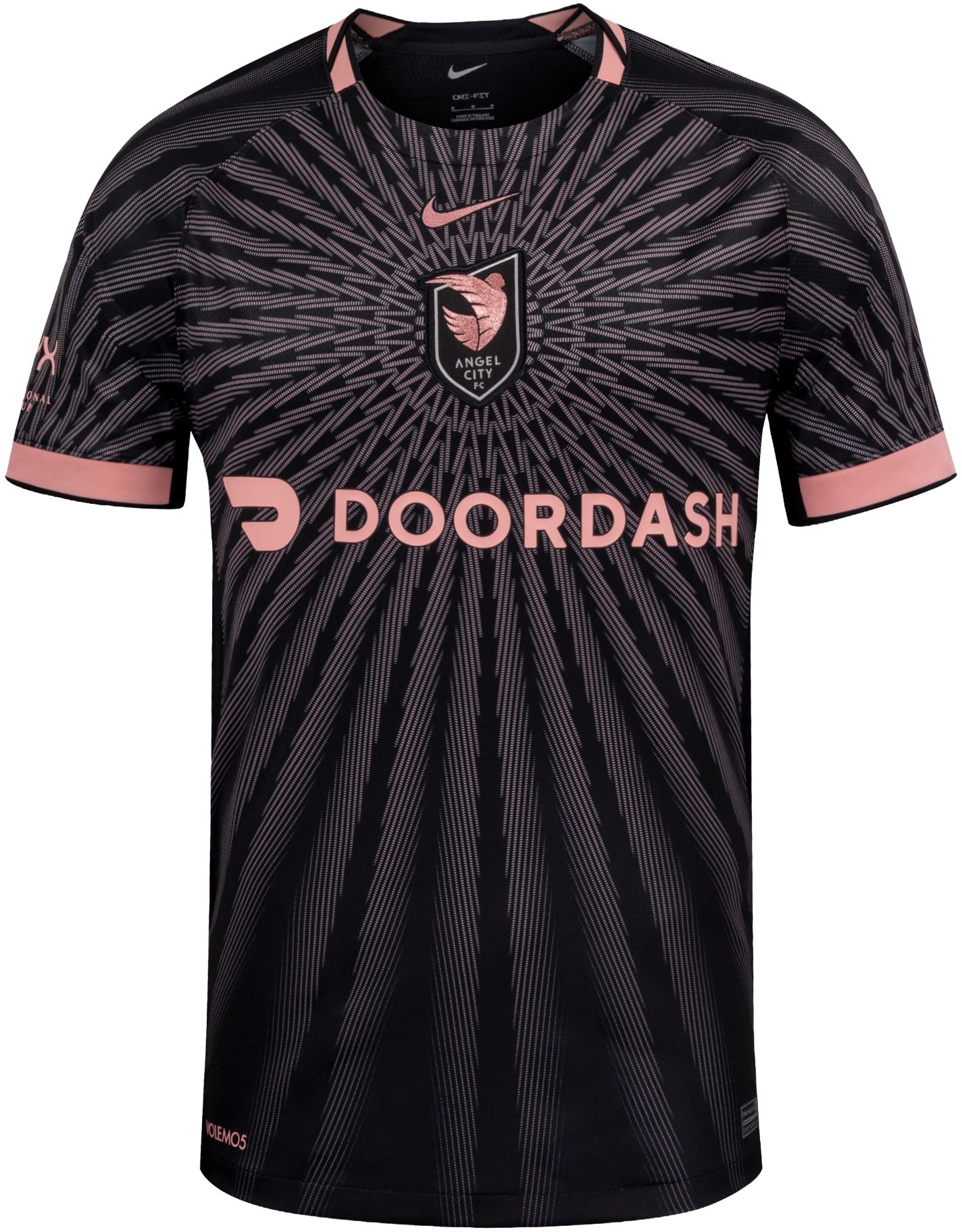 Nike Adult Angel City FC 2026 Riley Tiernan #33 Black Replica Away Jersey product image