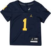 Jordan Infant Michigan Wolverines #1 Blue Untouchable Game Football Jersey product image