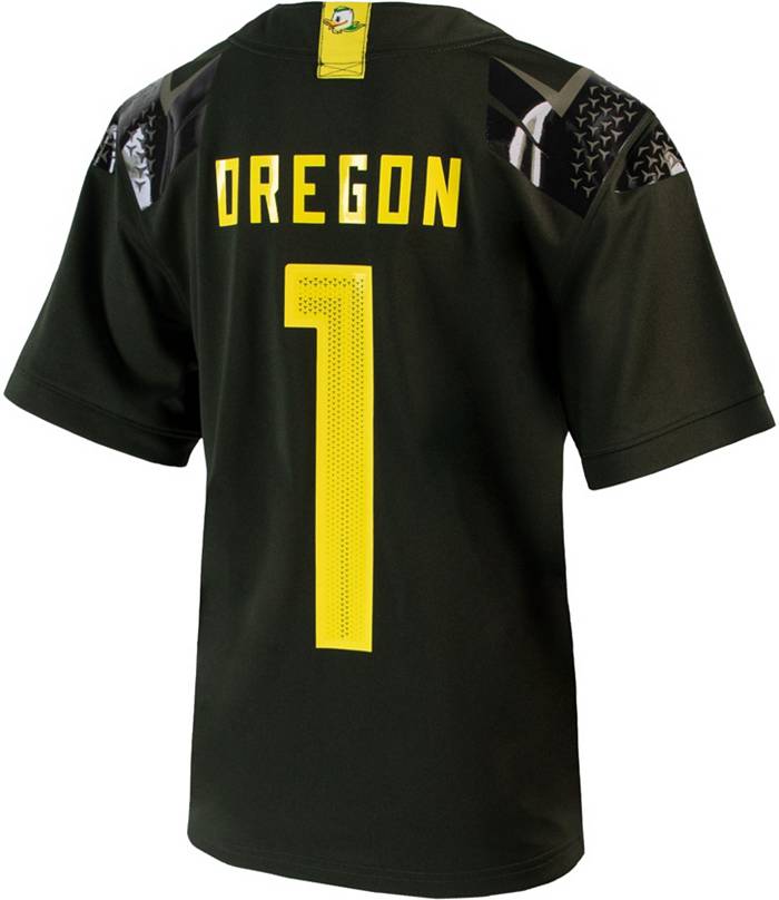 1 Oregon Ducks Nike Limited Basketball Jersey - Gray/Black