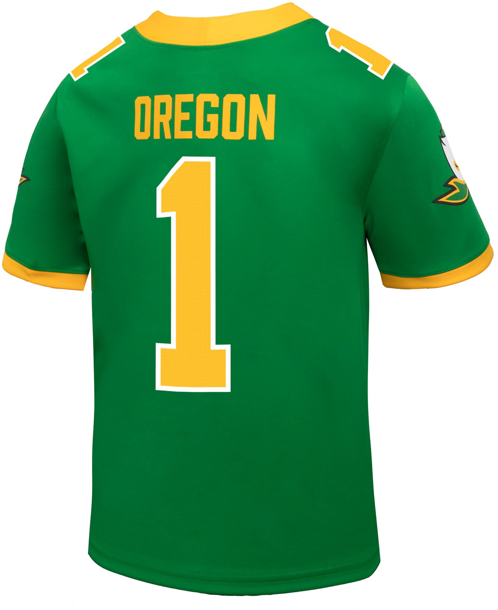 Nike Little Kid's Oregon Ducks #1 Green Vapor Replica Football Jersey product image