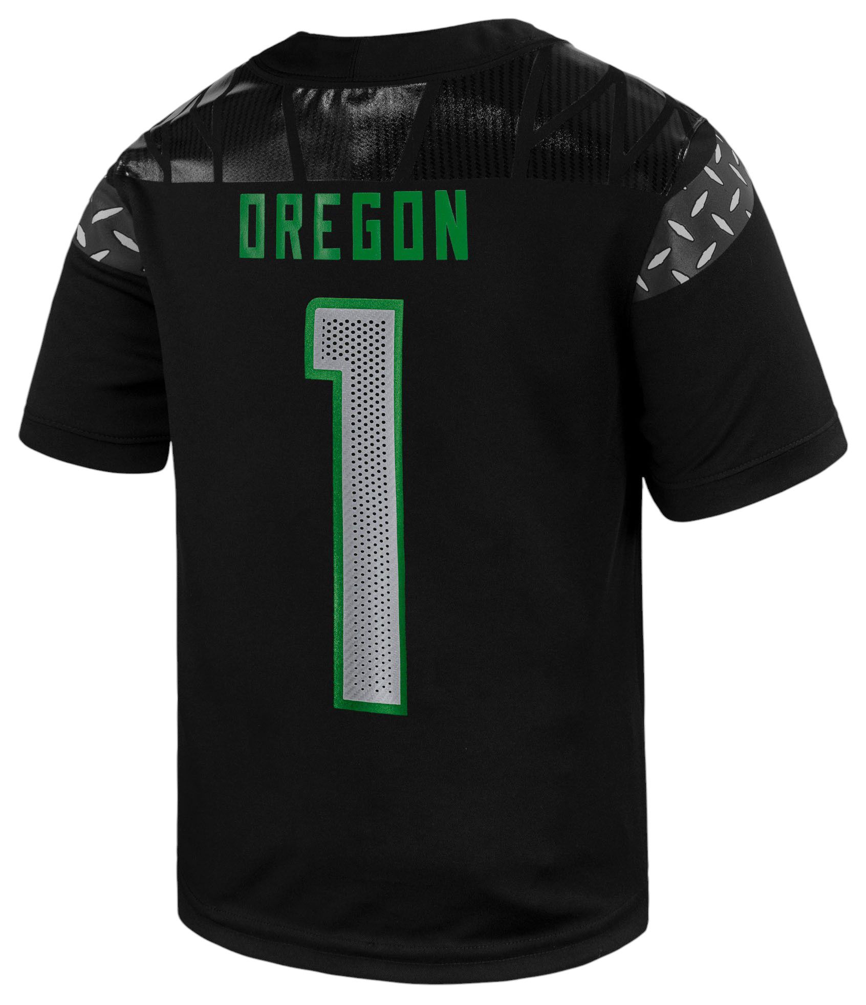 Nike Toddler Oregon Ducks #1 Black Replica Home Football Jersey product image