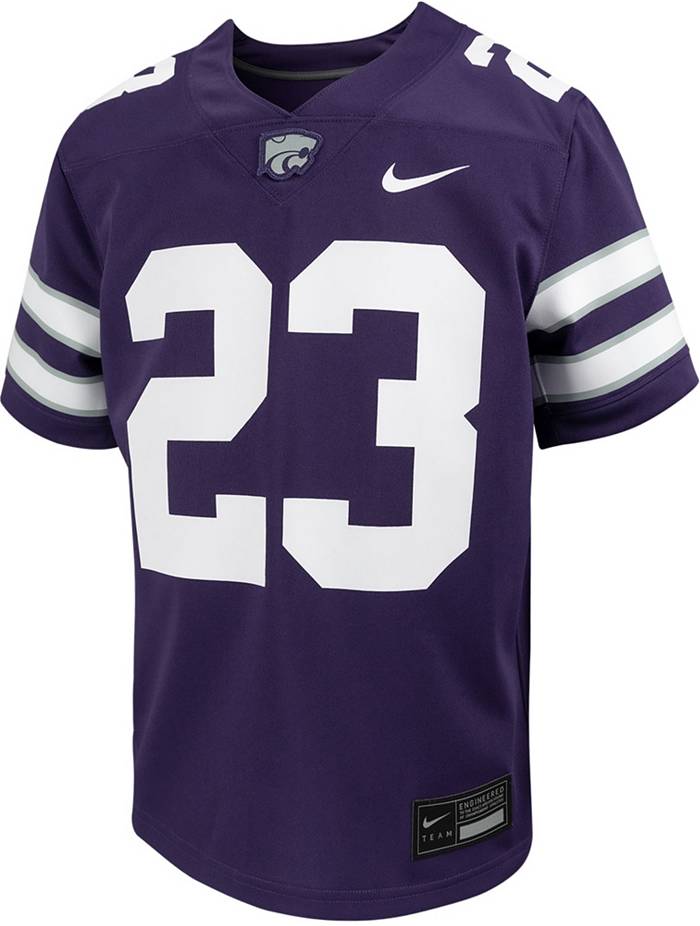 Men's Nike #23 Lavender Kansas State Wildcats Replica Basketball Jersey