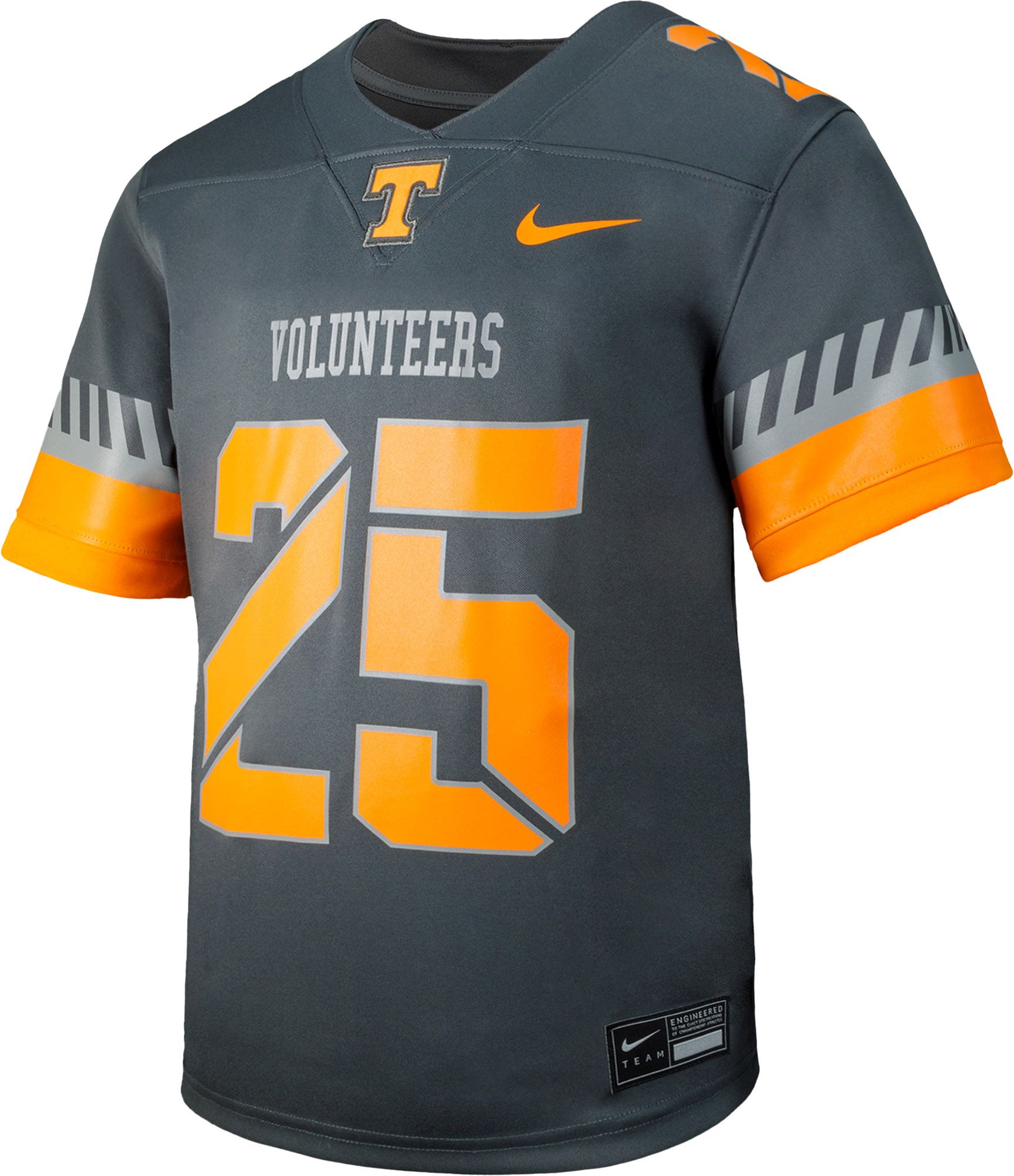 Nike Little Kids' Tennessee Volunteers Smokey Grey Dri-FIT Replica Alternate Football Game Jersey product image