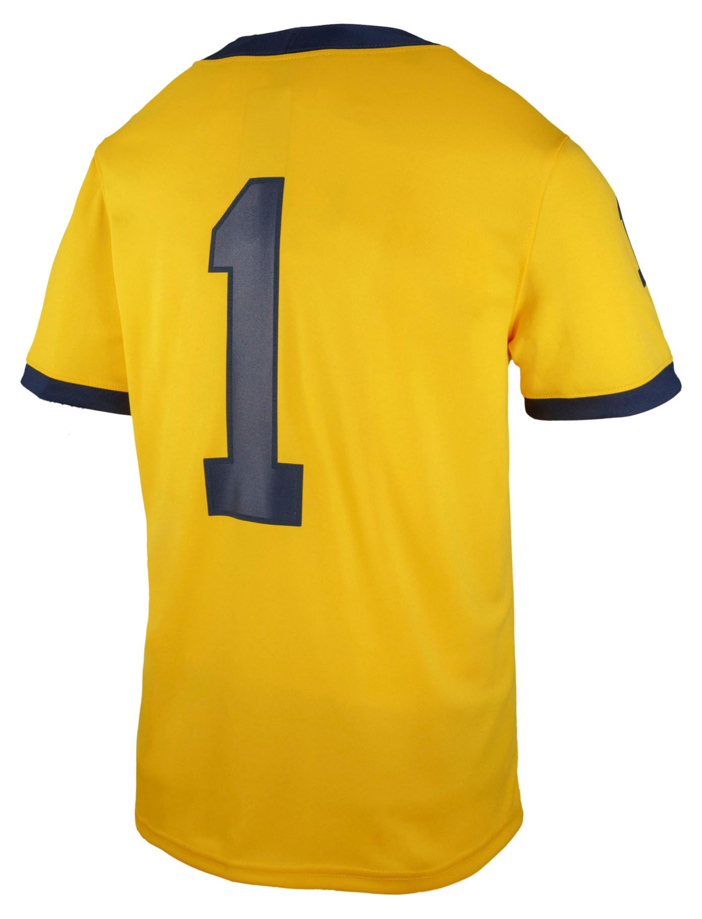 Jordan Youth Michigan Wolverines Yellow Replica Alternate Football Jersey product image