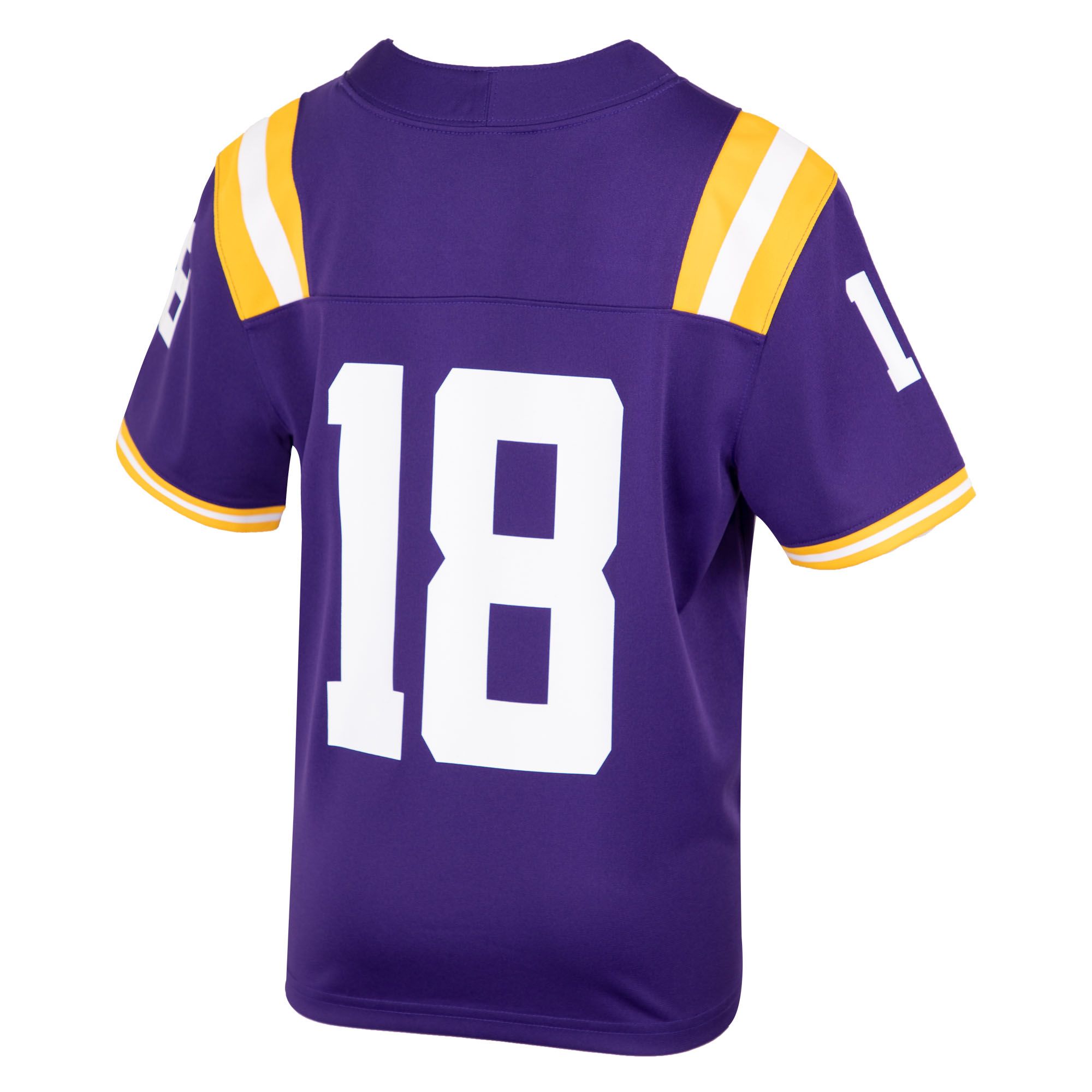 Nike Kids' LSU Tigers #18 Purple Replica Football Jersey product image