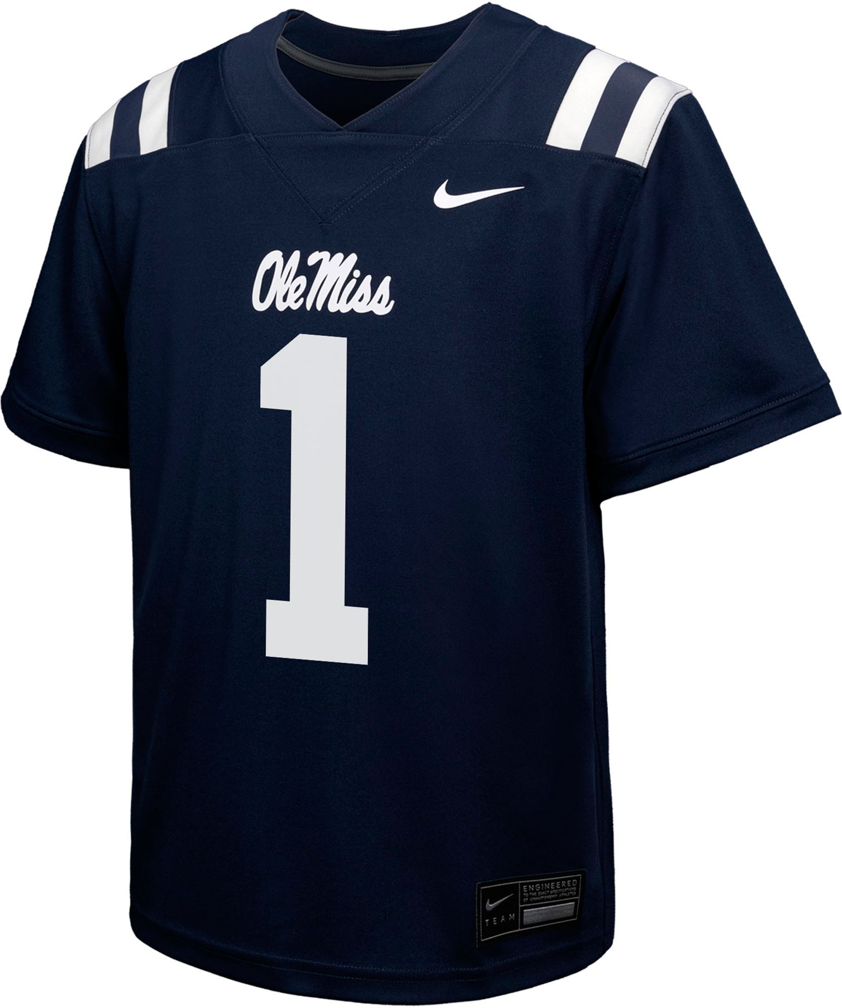 Nike Little Kid's Ole Miss Rebels #1 Blue Replica Football Jersey product image